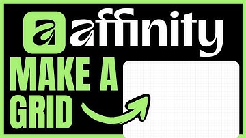 How To MAKE A GRID In Affinity Designer (QUICK & EASY) 2025