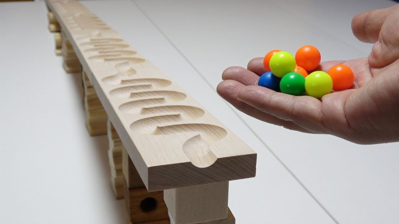 Marble Run Race ASMR ☆ Marble Run Rolling Ball ,HABA Slope , Gacha