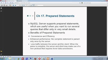 MySQL Prepared Statements by BobTimlin.com