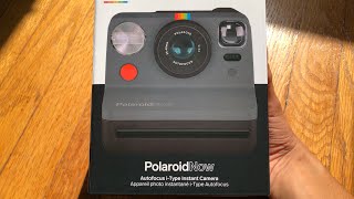 Polaroid Now Black Unboxing & First Impressions