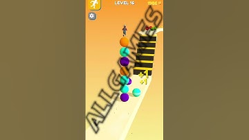 Stack Rider LVL 11 to LVL 20 Part 6 Gameplay FUN GAME #shorts #StackRider #fungames #viralvideo