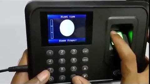 How to Install Biometric Staff Time attendance Device