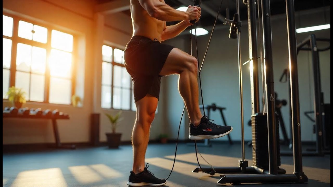 Cable Hamstring Curl [Video created by The Fitness Idea] # ...