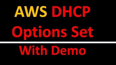 Step-by-Step Configuration of AWS DHCP Options Set