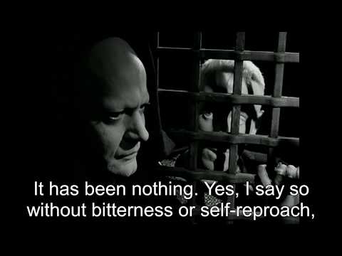 The seventh seal: confession to death scene