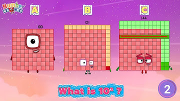 NUMBERBLOCKS VIERKANT CLUB | VIND HET JUISTE VIERKANTE NUMMER | LEER TELLEN | COLORART_ID