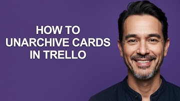 How To Unarchive Cards in Trello - KevinHowTo