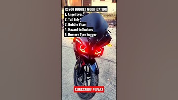 RS200 budget modification #rs200 #bajajpulsar #pulsar #pulsarrs200 #rs200lover #bajaj #ns200 #ns160