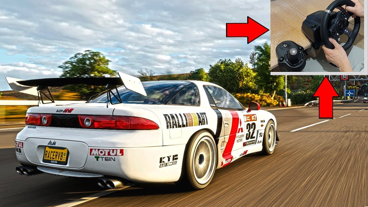forza horizon 2 Forza Horizon 4 Lamborghini Aventador vs 914HP Mitsubishi GTO Trackhawk Steering Wheel + Shifter