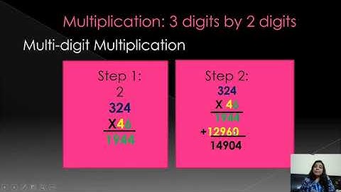 Class 4th Maths Unit 3 Multiplication