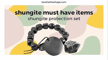 Shungite Set for Protection: Shungite Must Have Items