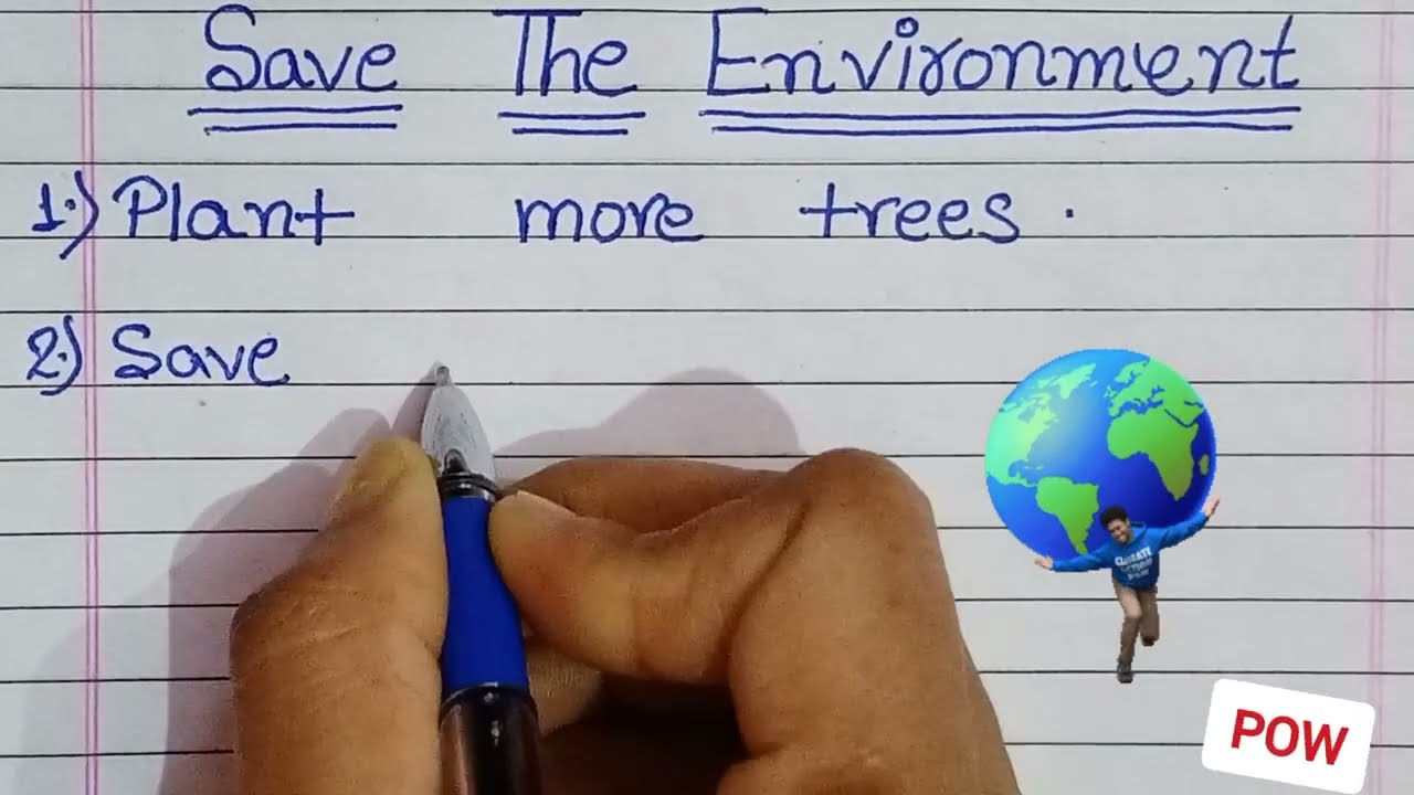 save environment essay 10 lines