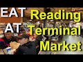 Eating at Reading Terminal Market, Philadelphia