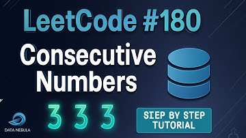Leetcode:180 - Consecutive Numbers | Data Nebula