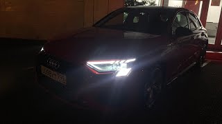 Взял Audi A3 - по городу в пути