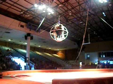 Aerialfusion at Nock Family Circus Sarasota FL Oct...