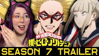 IT'S FINALLY BACK! - My Hero Academia Season 7 Trailer REACTION - Zamber Reacts