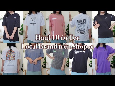 GIVEAWAY | HAUL 10 ÁO PHÔNG LOCAL BRAND HOT TRÊN SHOPEE | TSUN, DIRTY COINS, SWE, HADES, BOO, 18MM.. | Foci