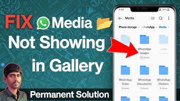 WhatsApp Media Not Showing in Gallery (File Manager) WhatsApp Photo Not showing in Gallery