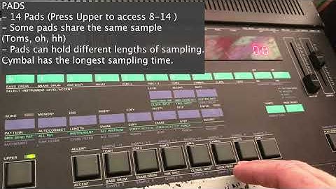 RSF 140 Sampling Drum Machine - Demo and Tutorial