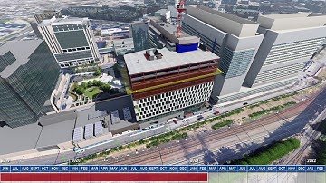 Healthcare 4D Construction Sequence