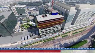 Healthcare 4D Construction Sequence
