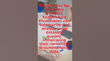 6 PivotTables for Summary Analysis: #datarepresentation #exceltech #datavisualization