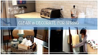 Clean with Me & Decorate for Spring Invite | Spring Decor