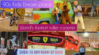 Warner Bros Abu Dhabi | Yas Island | Ferrari World | Dubai to Abu Dhabi | Reach Abu Dhabi by Bus