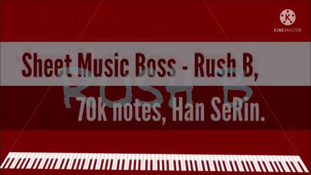 [Black Midi] Sheet Music Boss Rush B, 70k notes, Han SeRin. YouTube