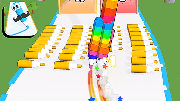 Crayon Rush 3D ​- All Levels Gameplay Android,ios (Levels 312-314)