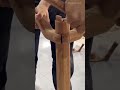 assembling a complex wooden chair frame joint with precision mortise and tenon craftsmanship