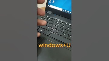 "Unlock Windows Accessibility: Exploring the Windows+U Shortcut" #windows