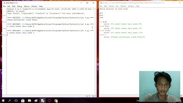 Pemrograman komputer ( Belajar python if elif else)