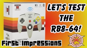 Wireless Nintendo 64 Controller by Retro-bit and 8bitdo (Let
