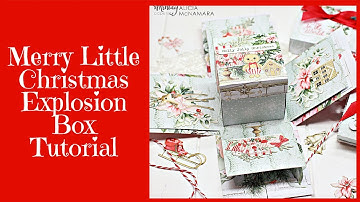 How to Make a Mintay Christmas Triple Explosion Box