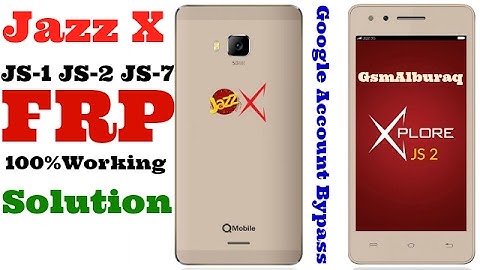 Qmobile Jazz X JS2 FRP,Remove Google Account,Android 6.0