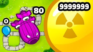 Popping a Balloon at MAX POWER in Bloon TD 6