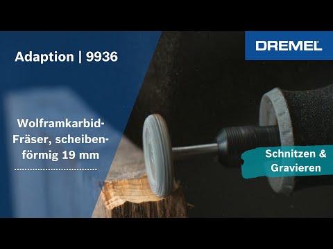 Dremel® - Gezahnter Wolframkarbid-Fräser, scheibenförmig 19 mm (9936)