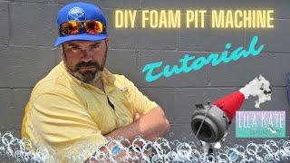 Foam Machine Tutorial / DIY Foam Machine / Handmade Foam Machine / Bubble Machine