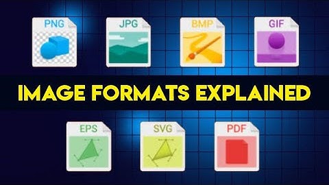 Image File Formats Explained ⚡⚡⚡ JPEG, RAW, PNG, GIF, TIFF & More