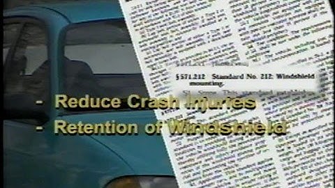 FMVSS (Federal Motor Vehicle Safety Standards)