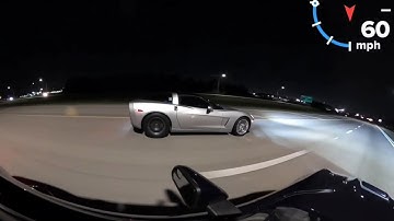 C6 Corvette LS3 Cam Headers E85 vs 2020 Mustang GT Headers E85 Both Auto