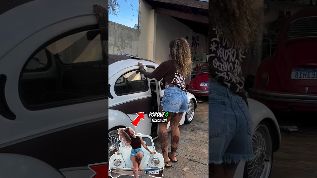 o fusca da Bru faz sucesso nas redes 