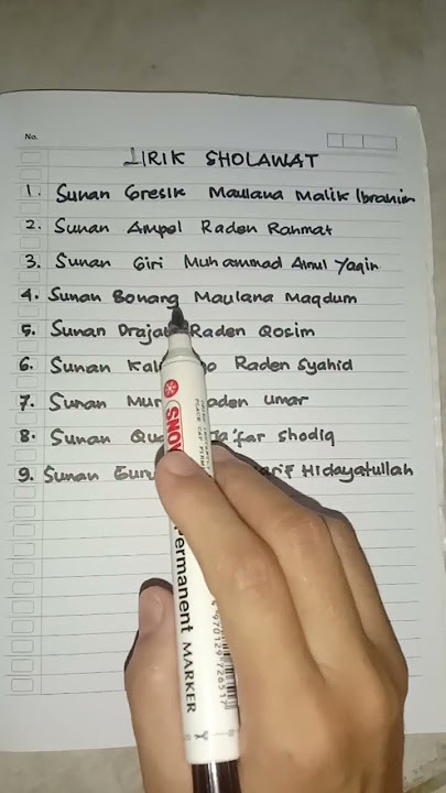 Lirik Sholawat ASMANE WALI SONGO #AsmaneWaliSongo #walisongo #walisanga #sunangresik #music