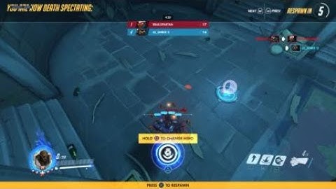 Overwatch Weird Doomfist ult glitch in deathmatch