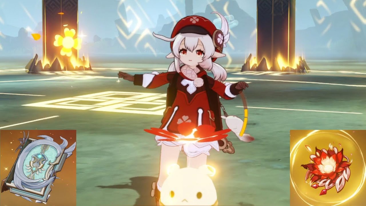 原神 完凸クレーlv90 若陀龍王 水氷 戦 Lv90 Klee C6 Vs Azhdaha Hydro Cryo Genshin Impact Youtube