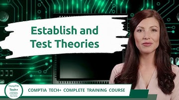 CompTIA Tech+ (FC0-U71) | Establish and Test Theories | Exam Objective 1.4 | Course Training Video