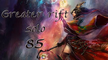Diablo III Greater Rift 85 - Solo Firebird Archon Wizard (Season 6) 2.4.1