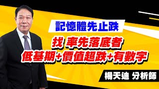 理周TV-20221013盤後-楊天迪 股票會說話／ 記憶體先止跌 找 率先落底者 低基期+價值超跌+有數字